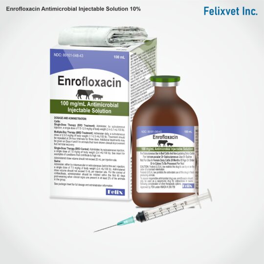 Enrofloxacin Antimicrobial Injectable Solution 10%